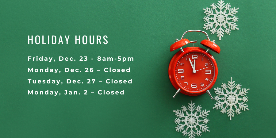 Holiday Hours